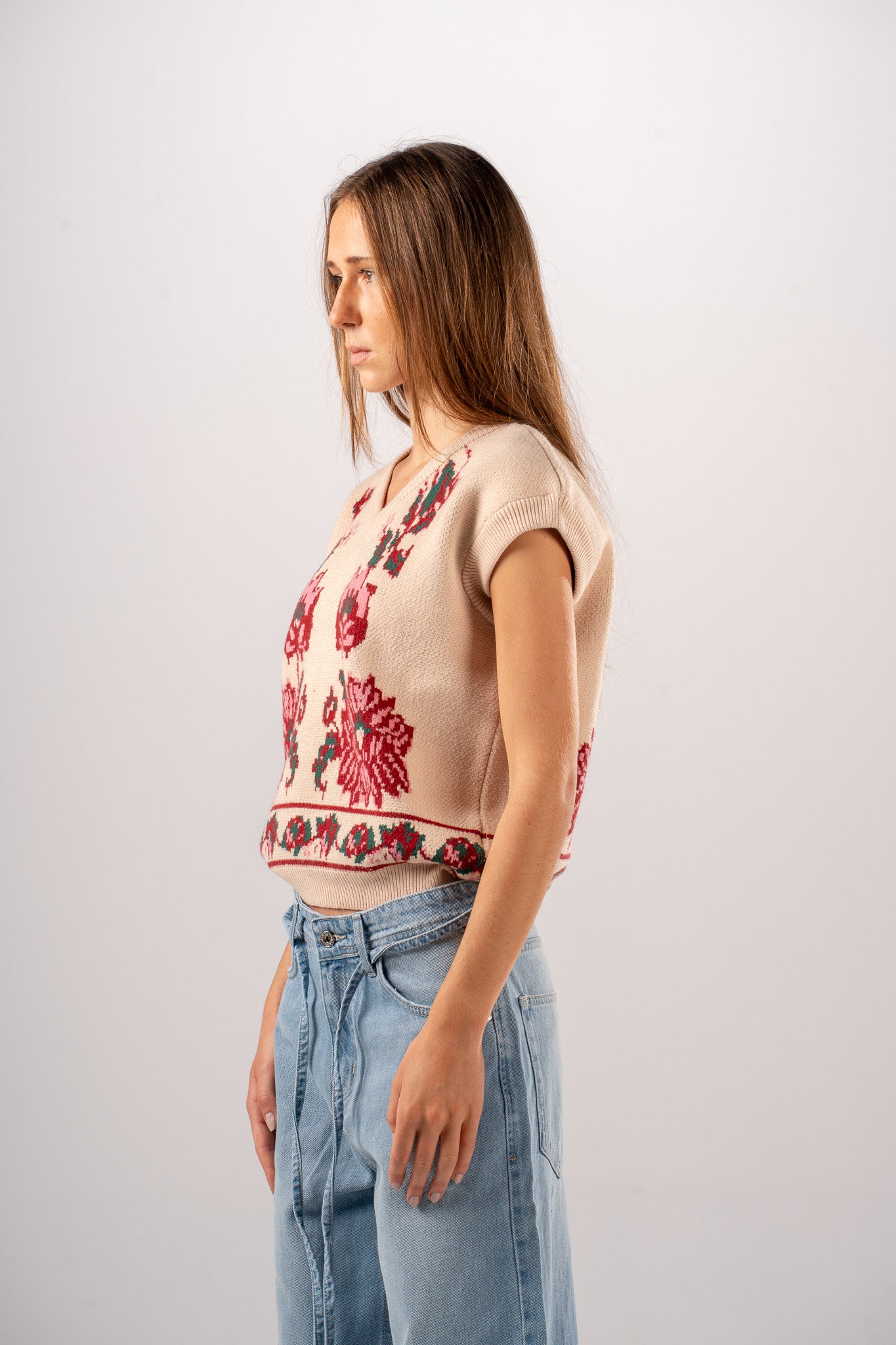 Jacquard vest